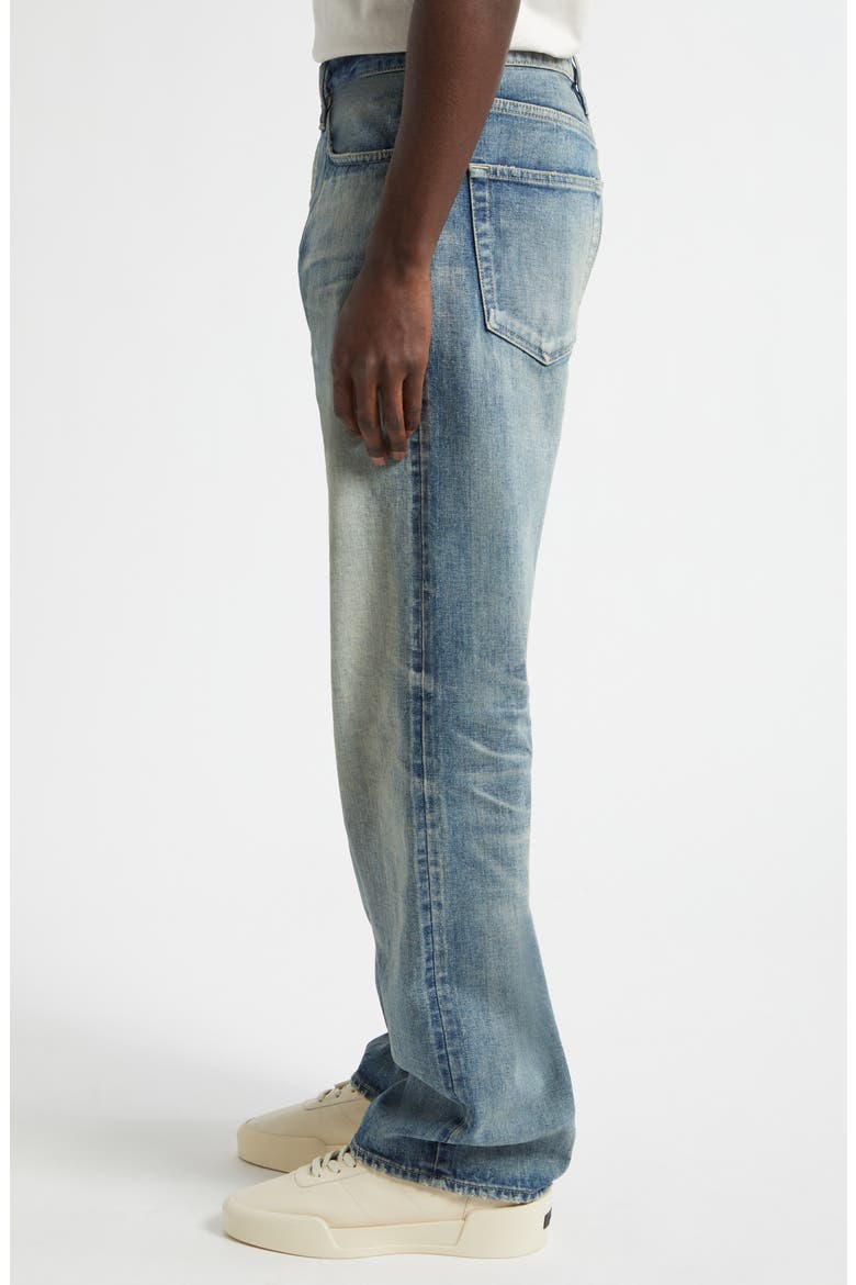 Selvedge Straight Leg Jeans, Alternate, color, VINTAGE INDIGO