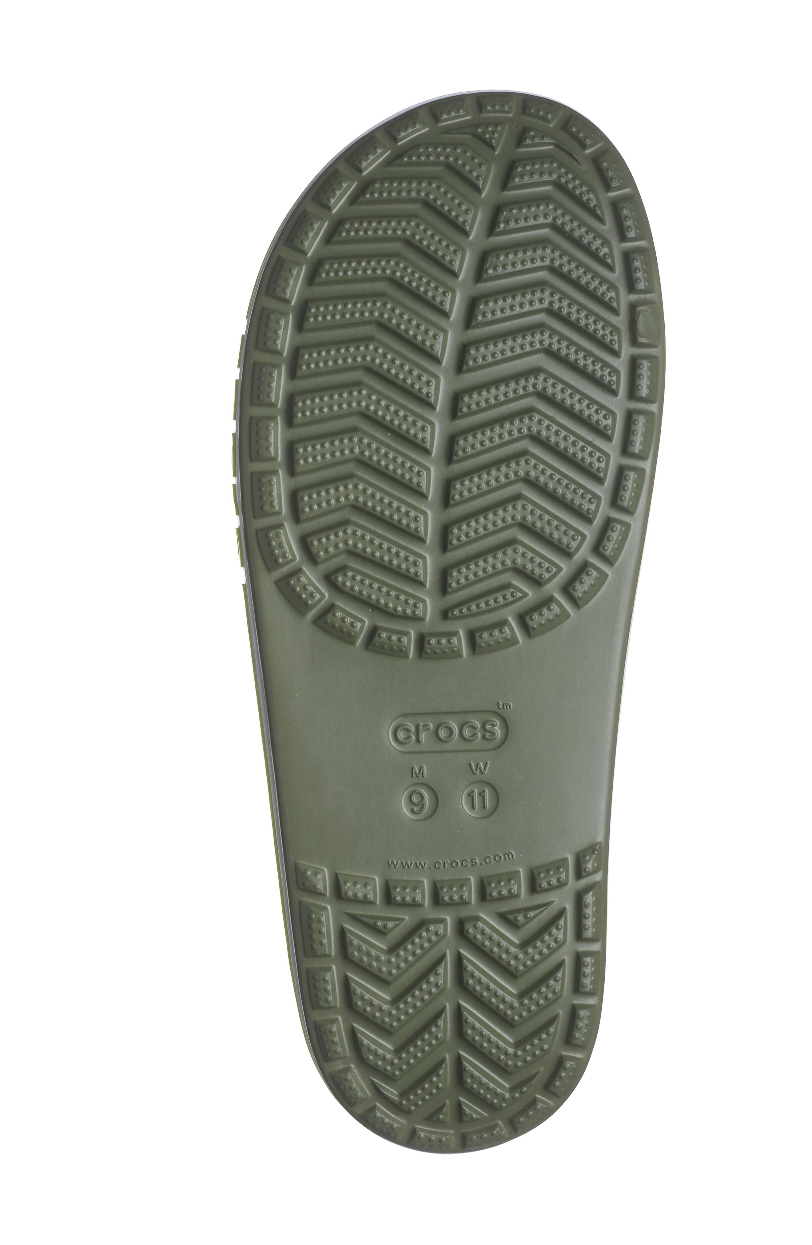 CROCS Bayaband Slide Sandal, Alternate, color, Army Green