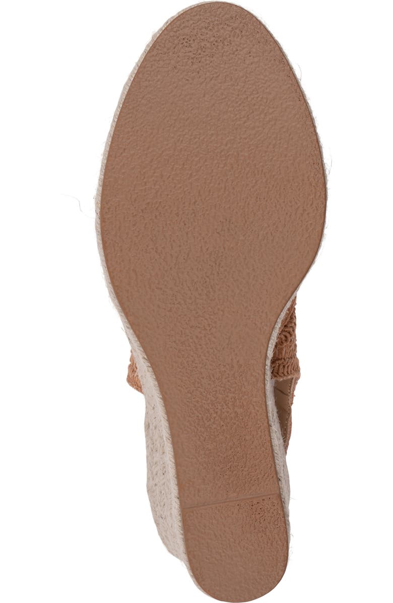 GOOD CHOICE NEW YORK Bowery Lace Espadrille Wedge Slingback Sandal, Alternate, color, Tan