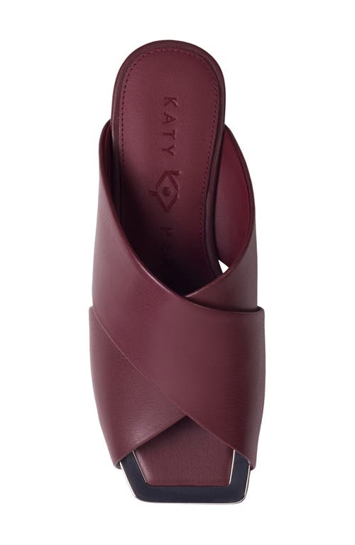 Katy Perry The Checked In Slide Sandal In Purple