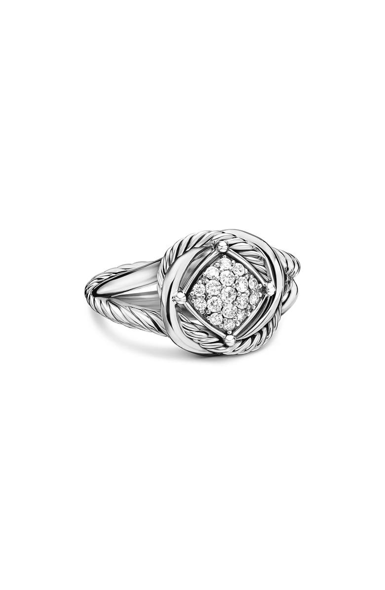 David Yurman Infinity Ring with Diamonds, Alternate, color, Diamond