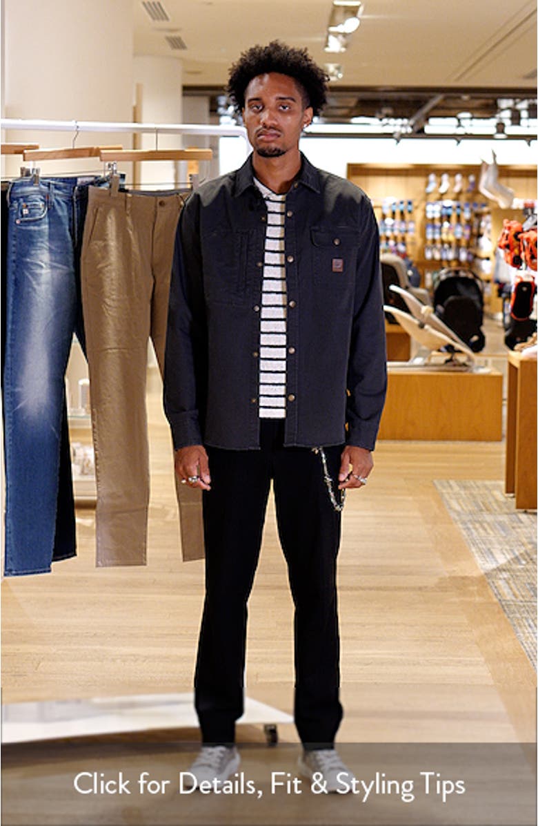 Builders Stretch Cotton Blend Overshirt, sales video thumbnail