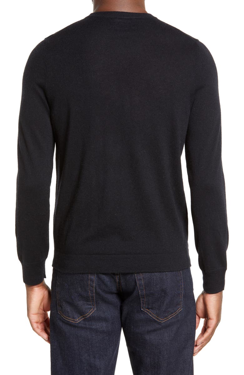 Nordstrom Men's Shop Crewneck Lightweight Cashmere Sweater, Alternate, color,