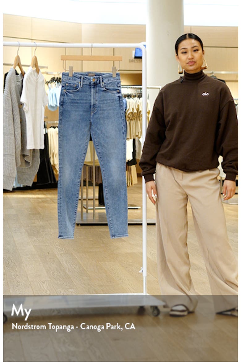 Looker High Waist Ankle Skinny Jeans video