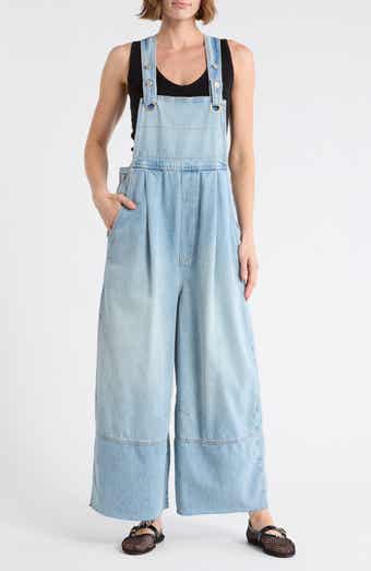 Free People Rambler Denim Overalls