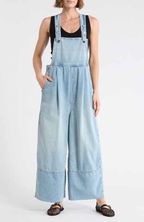 Free People Rambler Denim Overalls