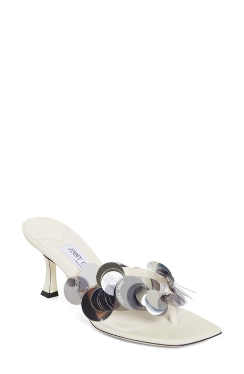ジミー チュー JIMMY CHOO サンダル ミュール フラットシューズ
