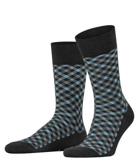 Smart Check Dress Socks (Men)