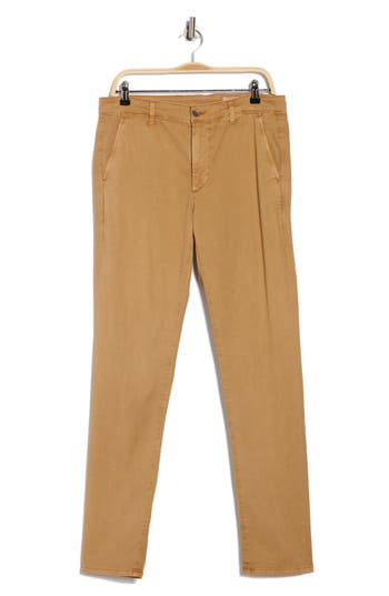 Ag Jamison Slim Straight Leg Pants In Brown