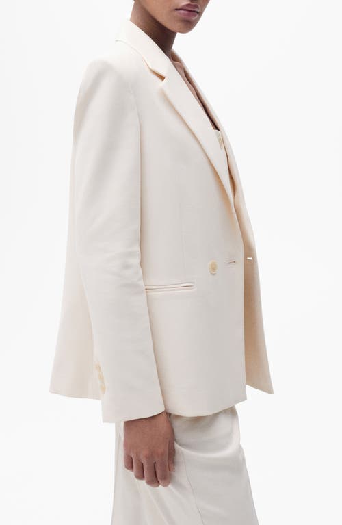 MANGO MANGO TEMPO DOUBLE BREASTED BLAZER
