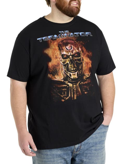 Big & Tall The Terminator Robot Graphic Tee