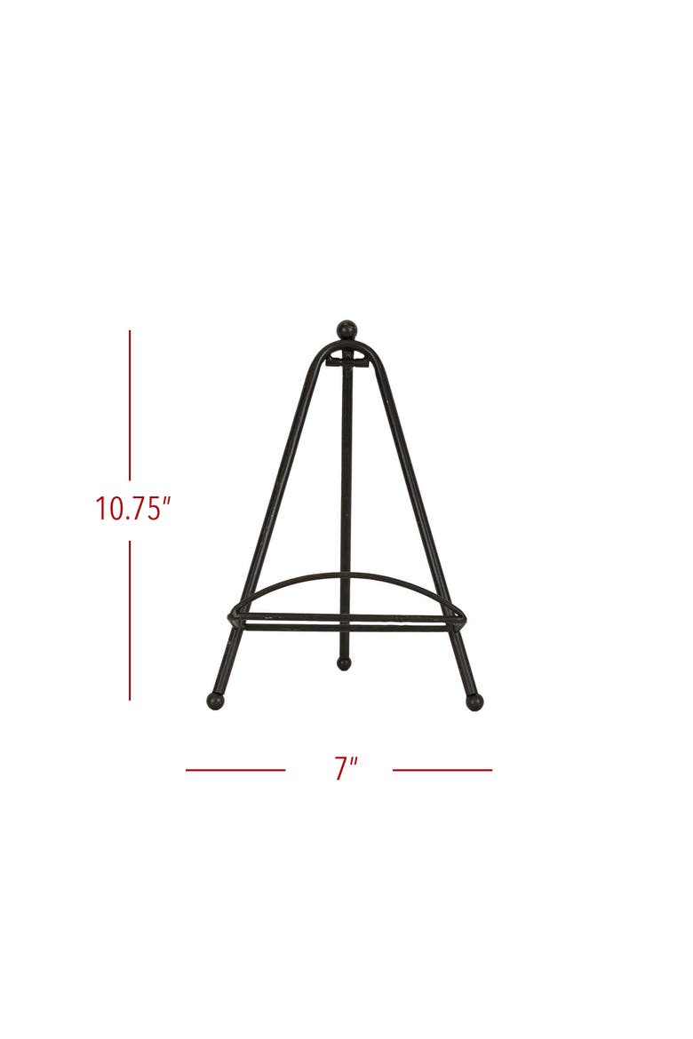 Farmhouse Black Folding Easel, Alternate, color, Black