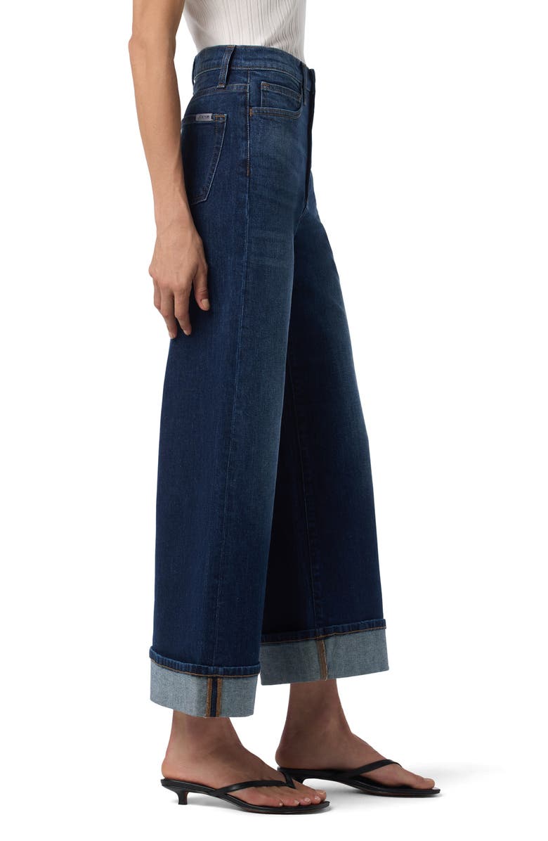 Joe's Cuffed High Waist Ankle Wide Leg Jeans, Alternate, color, Elfreda