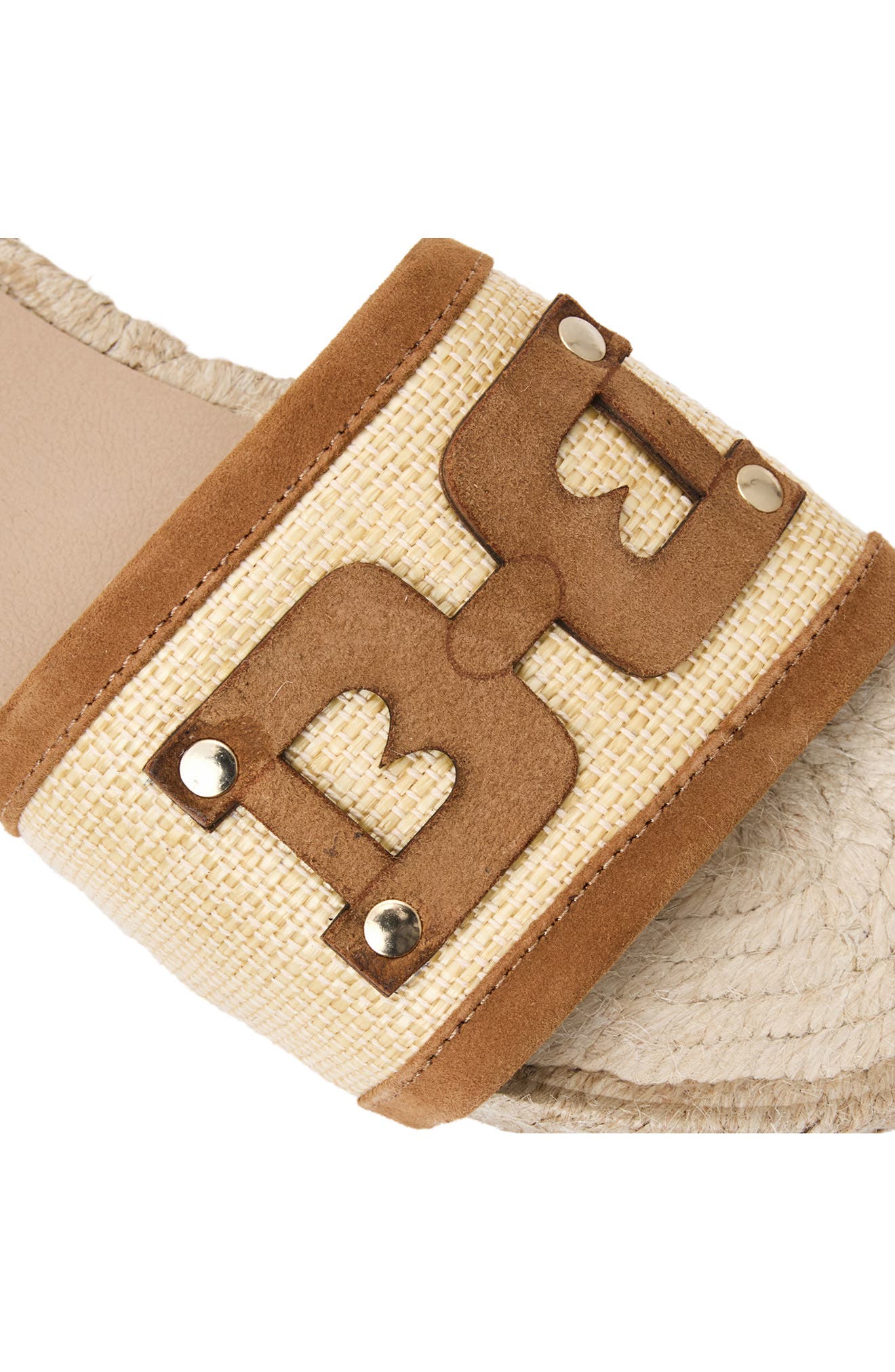 Sabina Slide Sandal, Alternate, color, NATURAL/ COGNAC