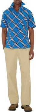 Burberry Relaxed Fit Check Cotton Shirt