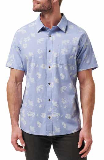 TravisMathew Fan Palm Short Sleeve Button-Up Shirt