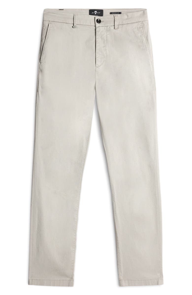 7 For All Mankind Adrien Weightless Slim Fit Chinos, Alternate, color, Gentle Grey