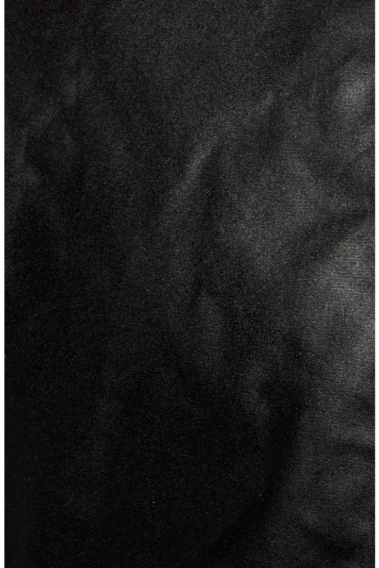 Beadnell Waxed Cotton Jacket, Alternate, color, BLACK