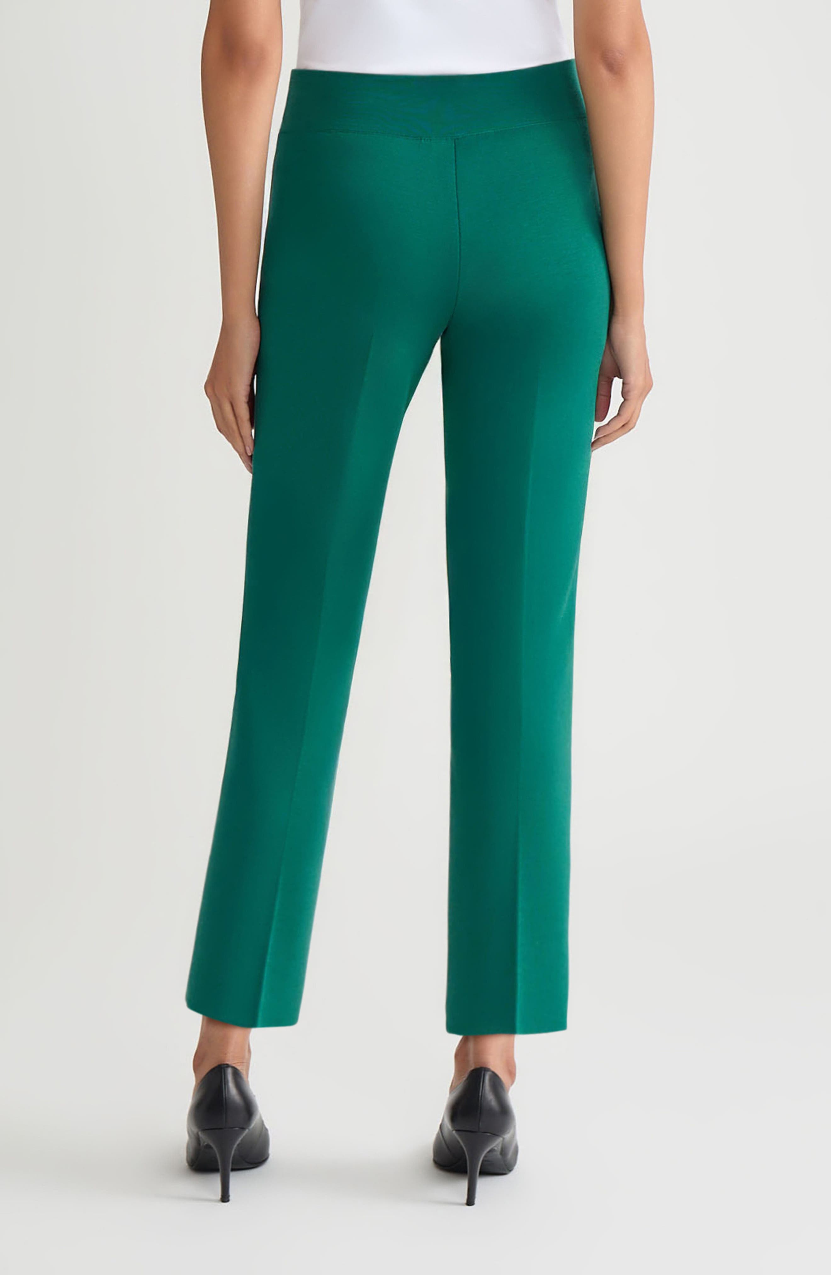 Pull-On Straight Leg Ankle Pants - image 2