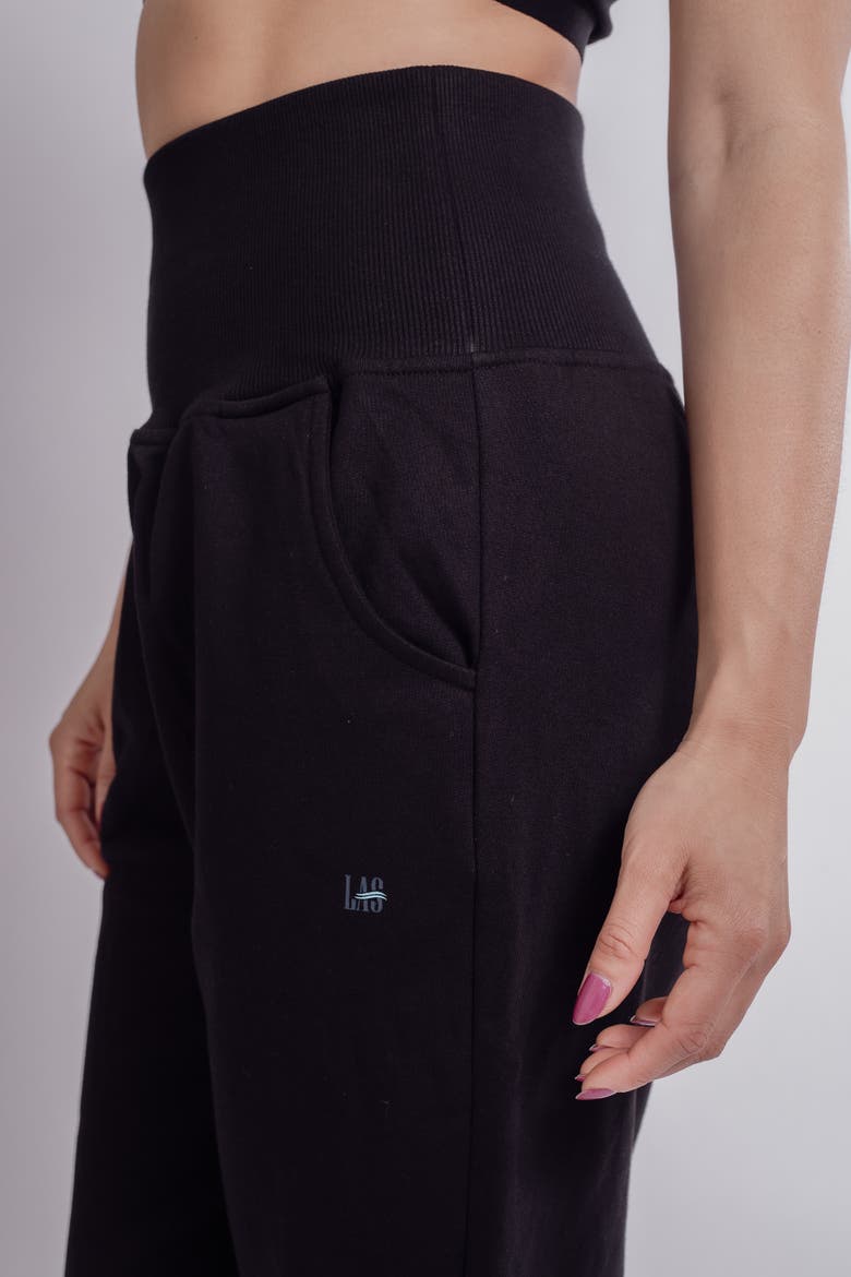 Seamless Waist PJ Jogger, Alternate, color, Black