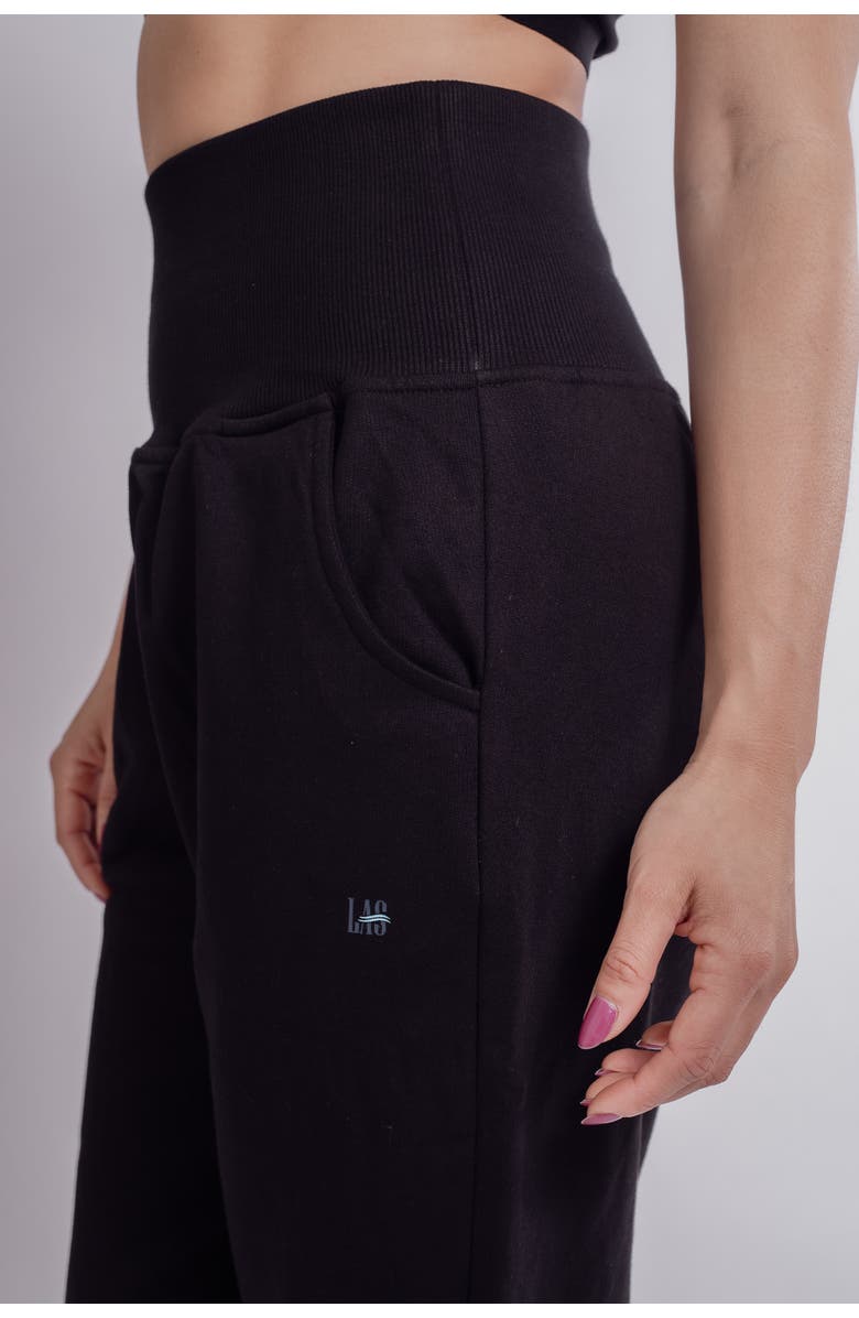 LAS Loungewear Seamless Waist PJ Jogger, Alternate, color, Black