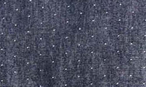 Billy Reid Coupe Wilson Micordot Button-up Shirt In Indigo