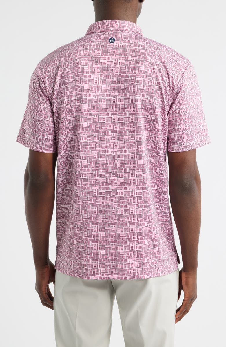 Swannies Viva Performance Golf Polo, Alternate, color, Berry