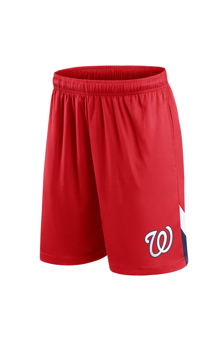 FANATICS Men's Fanatics Branded Red Washington Nationals Slice Shorts, Alternate, color, 