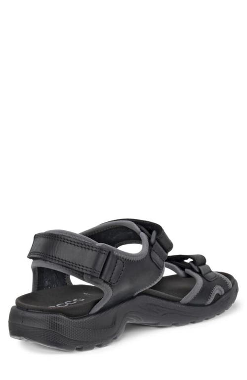 Ecco Hike Sandal In Black