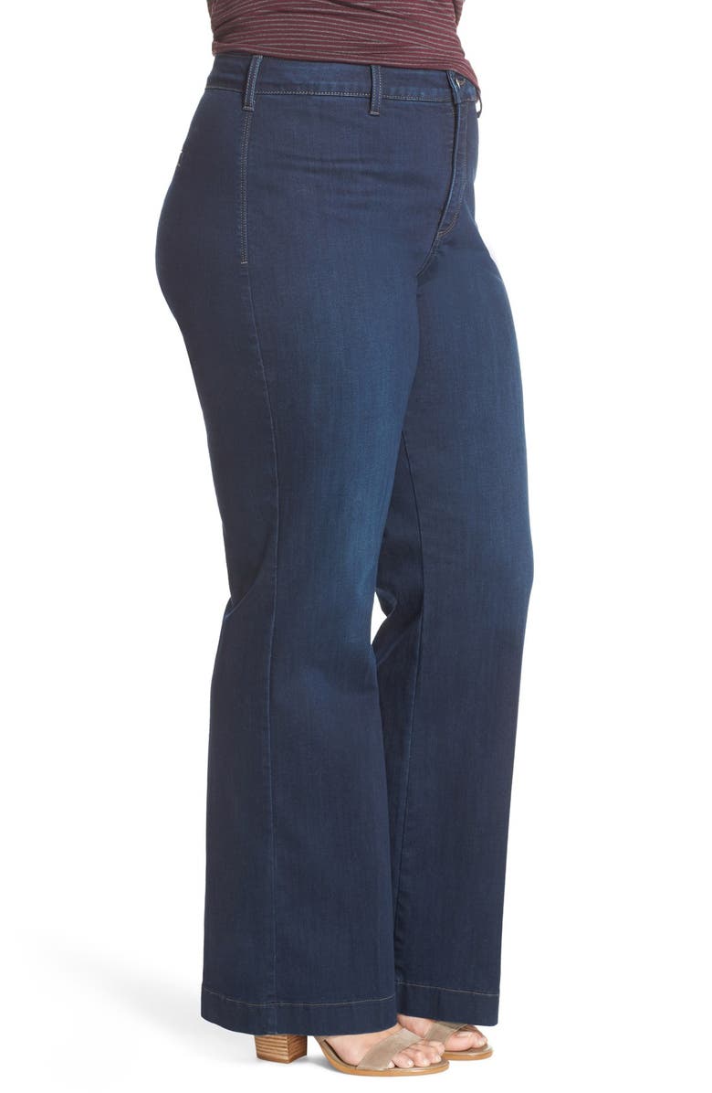NYDJ 'Addison' Stretch Wide Leg Jeans, Alternate, color, 