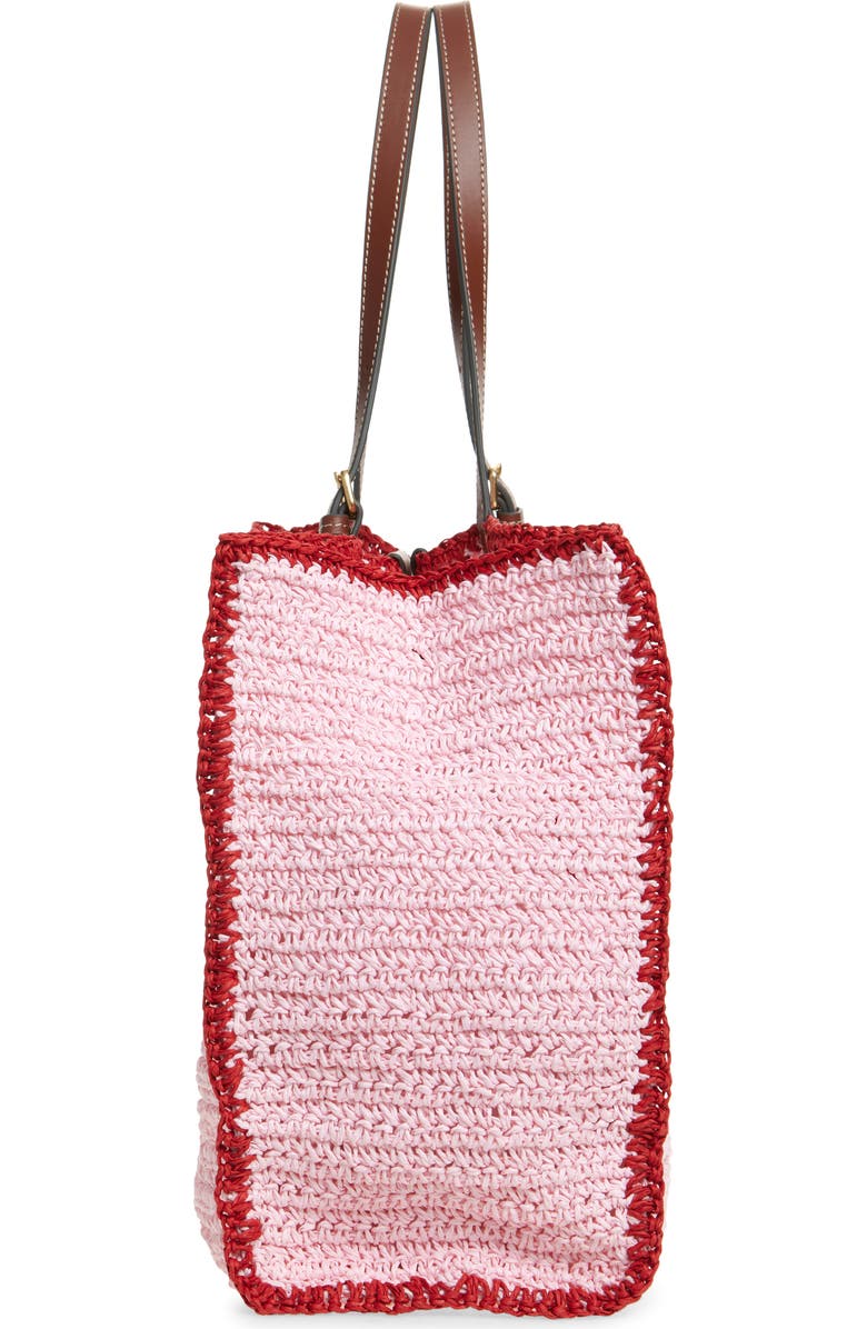 Anya Hindmarch Sweet
N Low East/West Raffia Tote, Alternate, color, Tuberosa