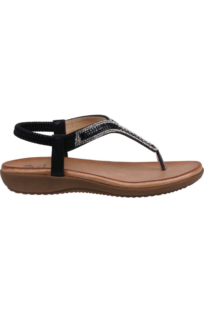 GC SHOES Lori T-Strap Sandal, Alternate, color, Black