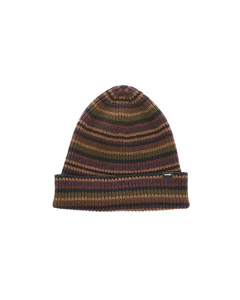 Striped Wool Blend Beanie