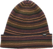 vowels Striped Wool Blend Beanie