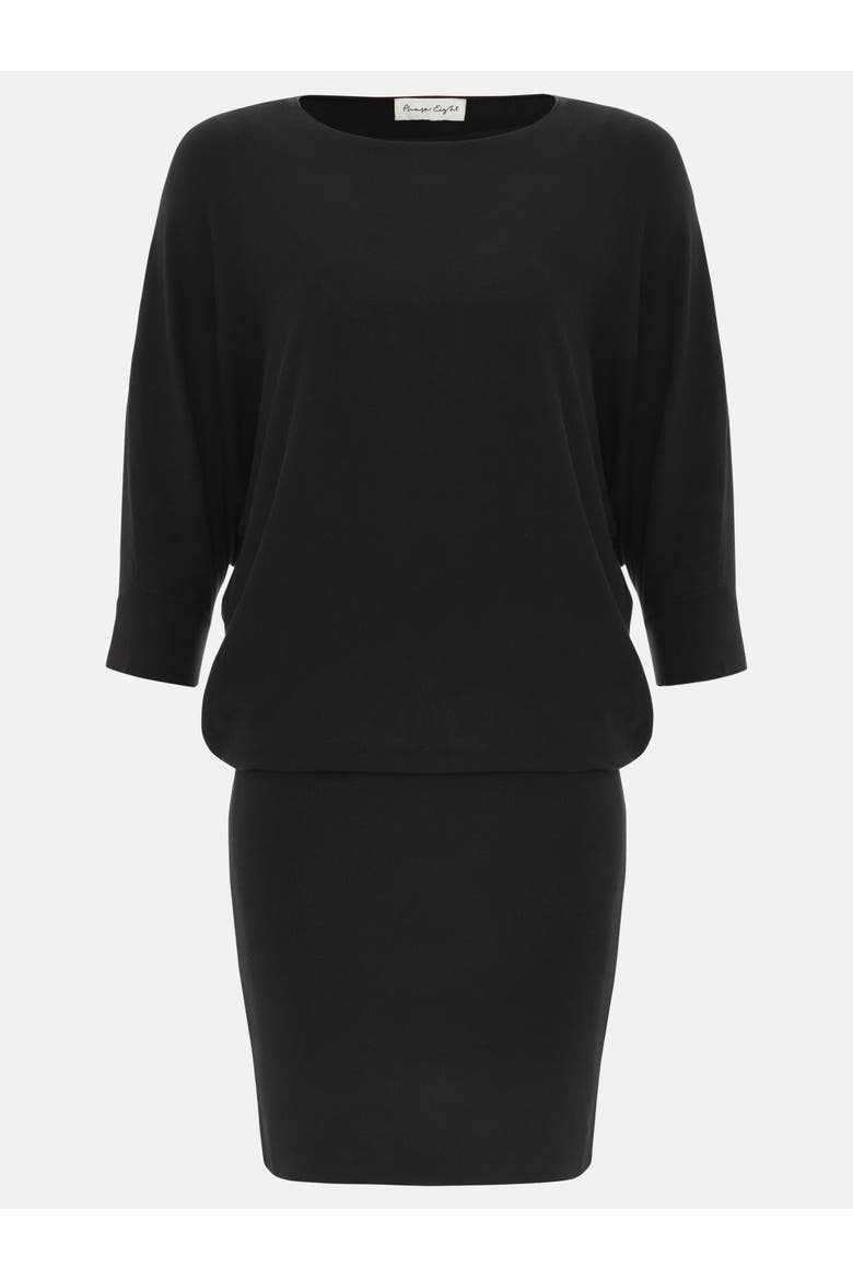 Becca Batwing Dress, Alternate, color, Black