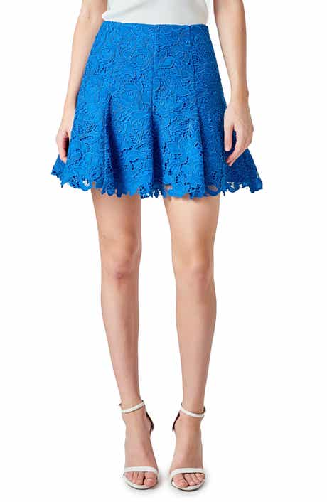 Endless Rose Lace Fit & Flare Godet Skirt