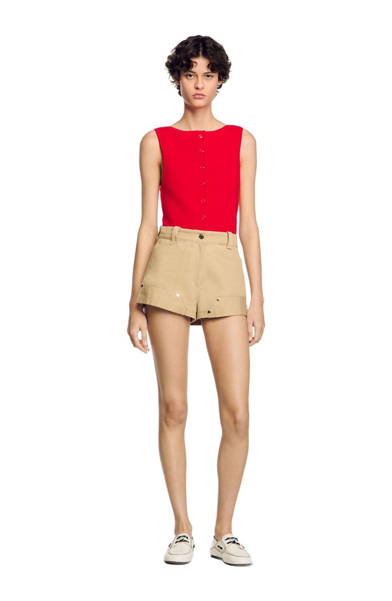 SANDRO Carpenter shorts, Alternate, color, 