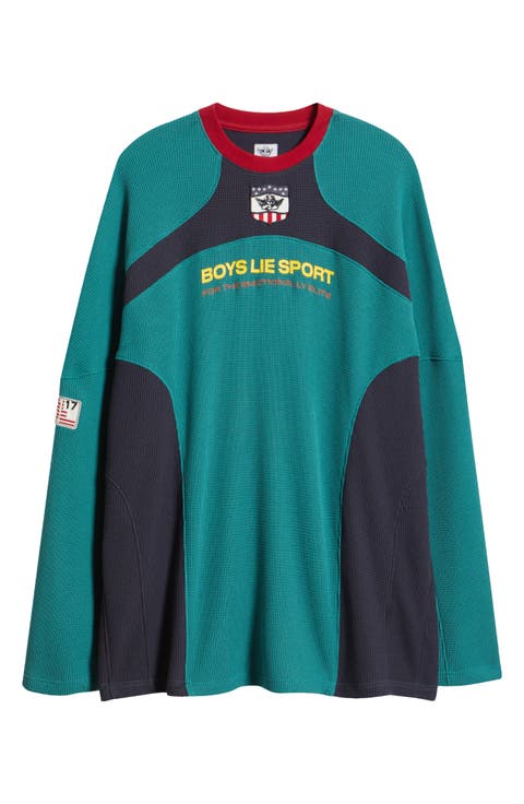 Emotional Support Staff Longline Waffle Knit Pullover