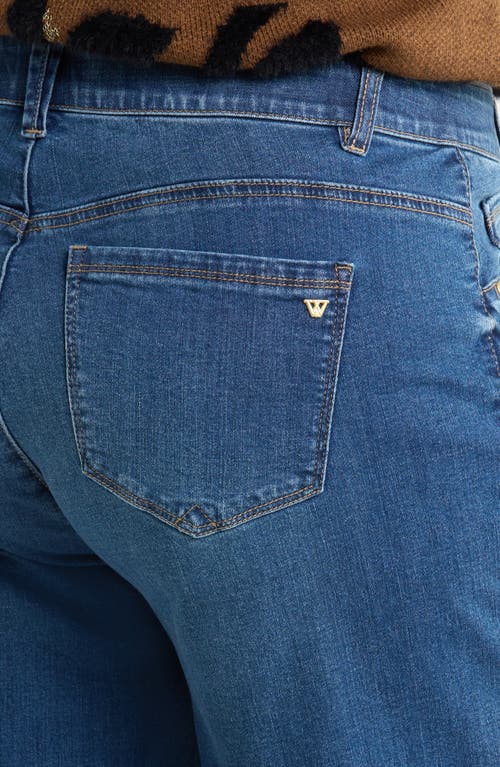 Wit & Wisdom Sam High Waist Wide Leg Jeans In Blue