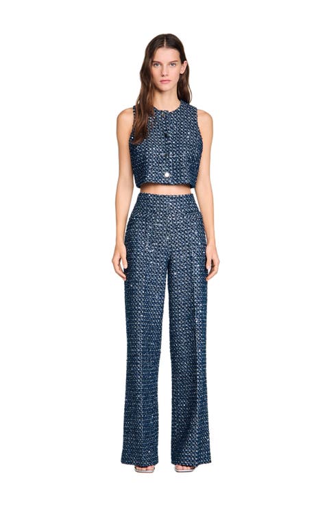 Sequin Trousers