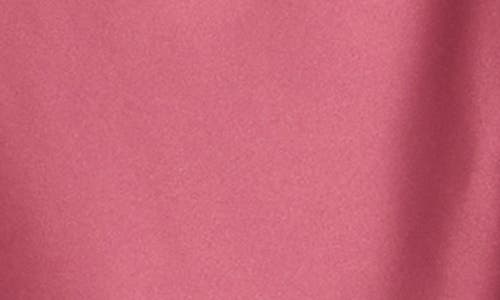 Renee C One-shoulder Satin Midi Dress In Pink