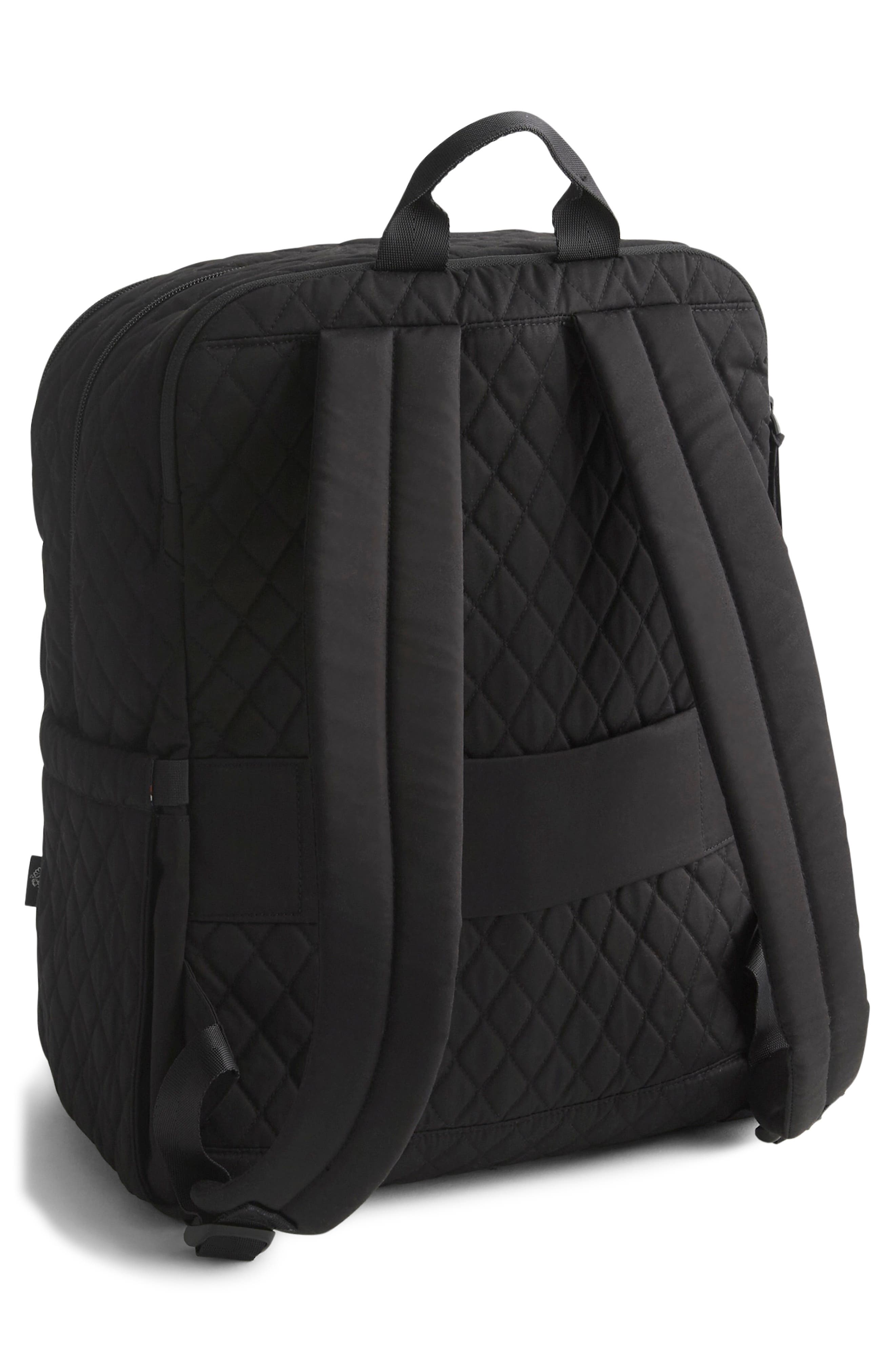 Large Bancroft Quilted Backpack, Alternate, color, MOONLESS NIGHT
