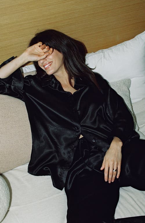 Whimsy + Row Denise Top In Black