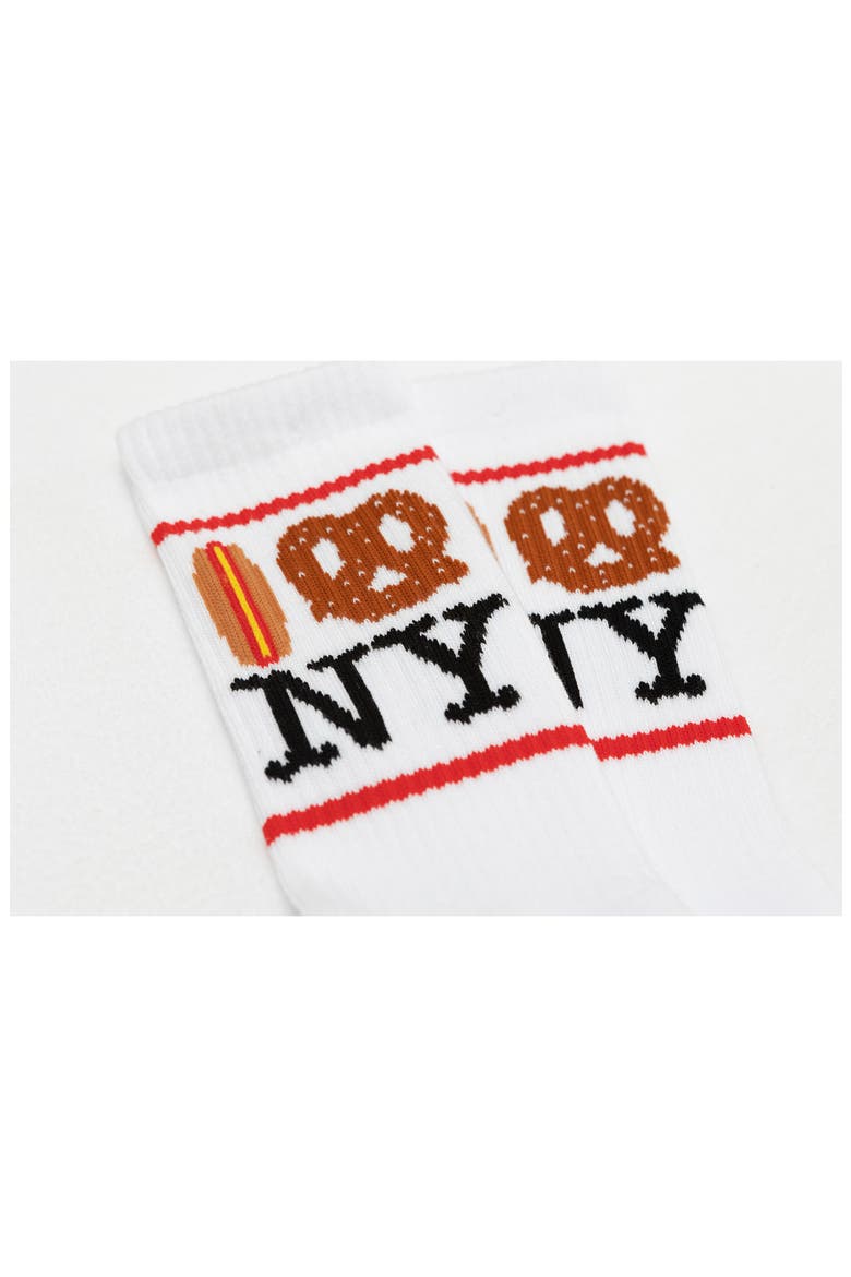 NY Crew Socks, Alternate, color, HOT DOG/ PRETZEL