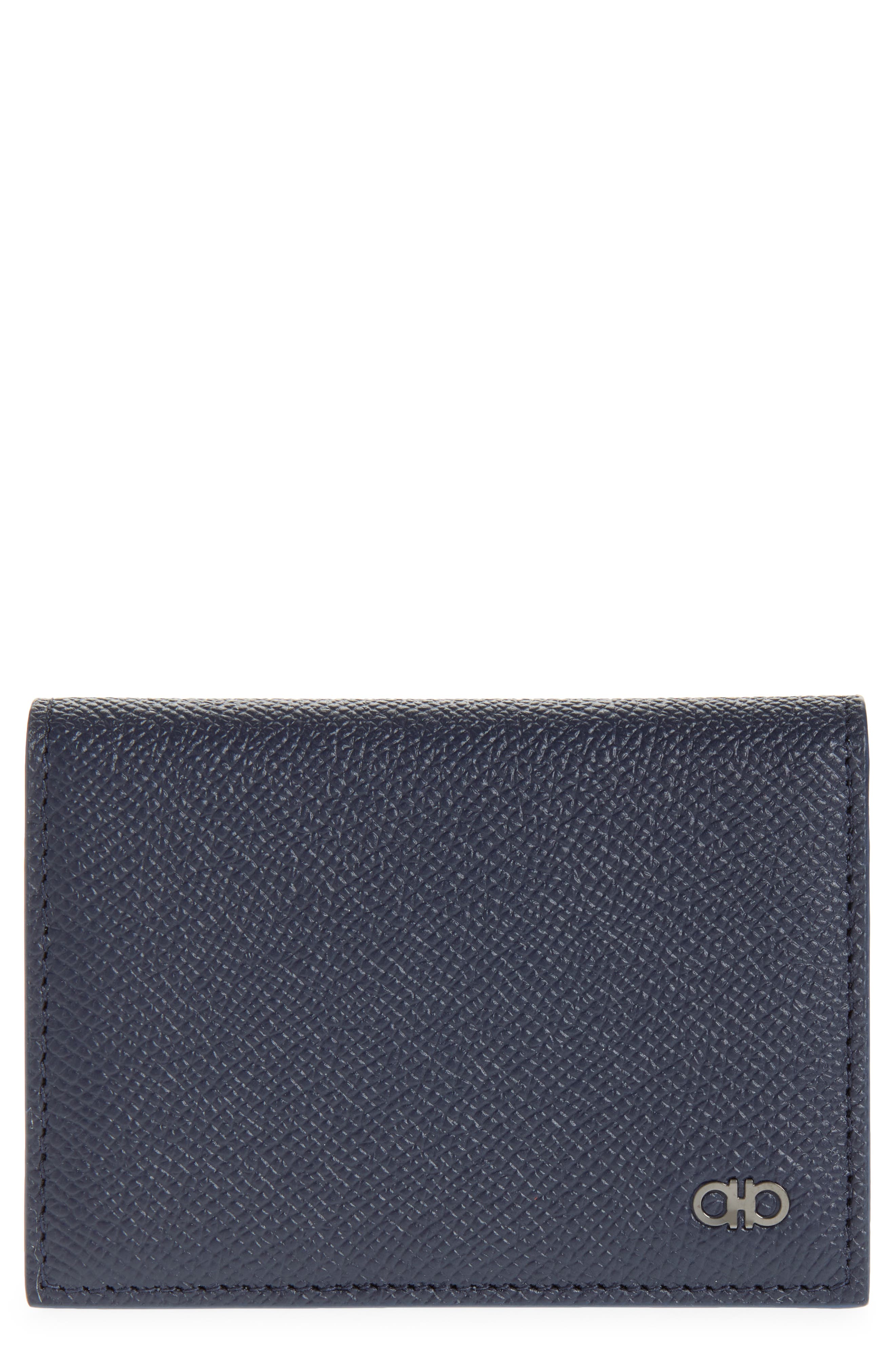 Micro Gancio Leather Card Case (Men) | Nordstrom