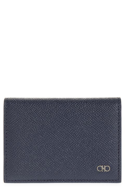 Micro Gancio Leather Card Case