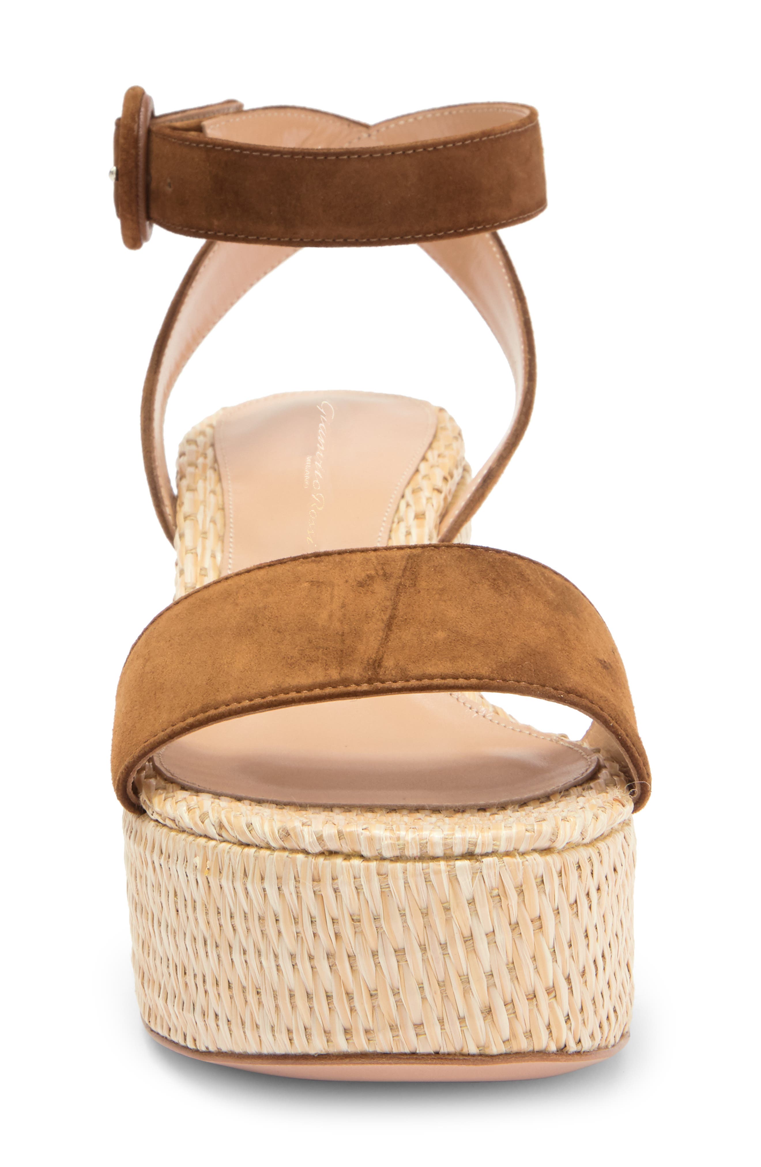 Gianvito Rossi Platform Wedge Sandal, Alternate, color, 