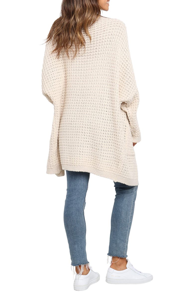 Petal & Pup Leyonie Long Cardigan, Alternate, color, Cream