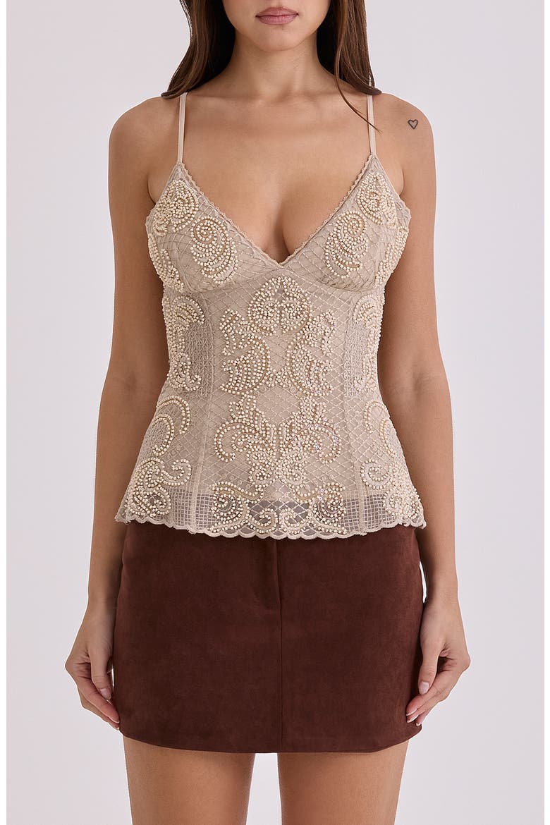Adelise Faux Suede Miniskirt, Main, color, MOCHA