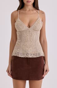 HOUSE OF CB Adelise Faux Suede Miniskirt